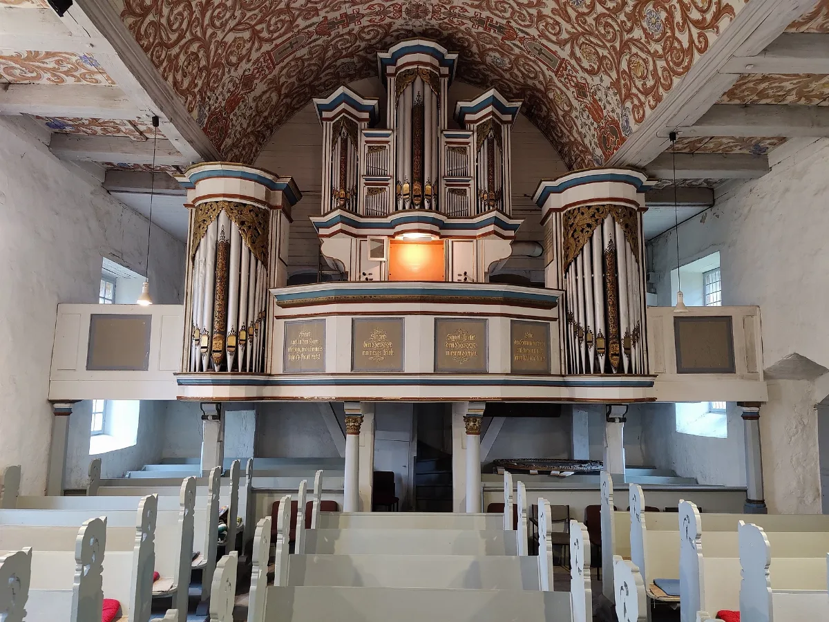Dallmin (Karstädt), Dorfkirche, Orgel (05)