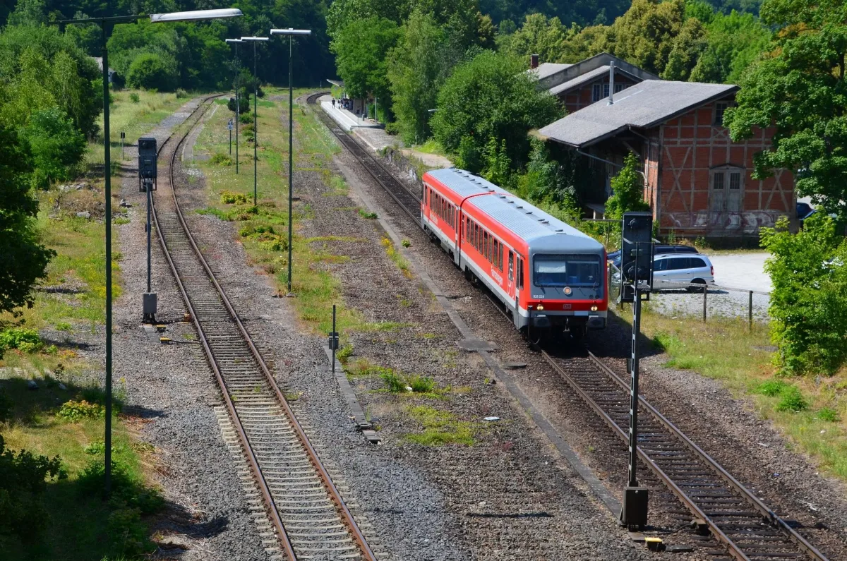 Db Baureihe 628928 In Schwäbisch Hall