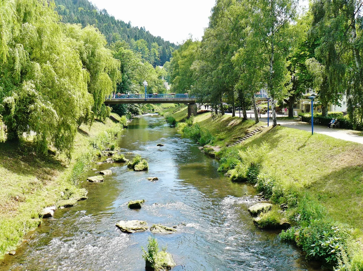 Der Fluß Nagold In Bad Liebenzell Panoramio