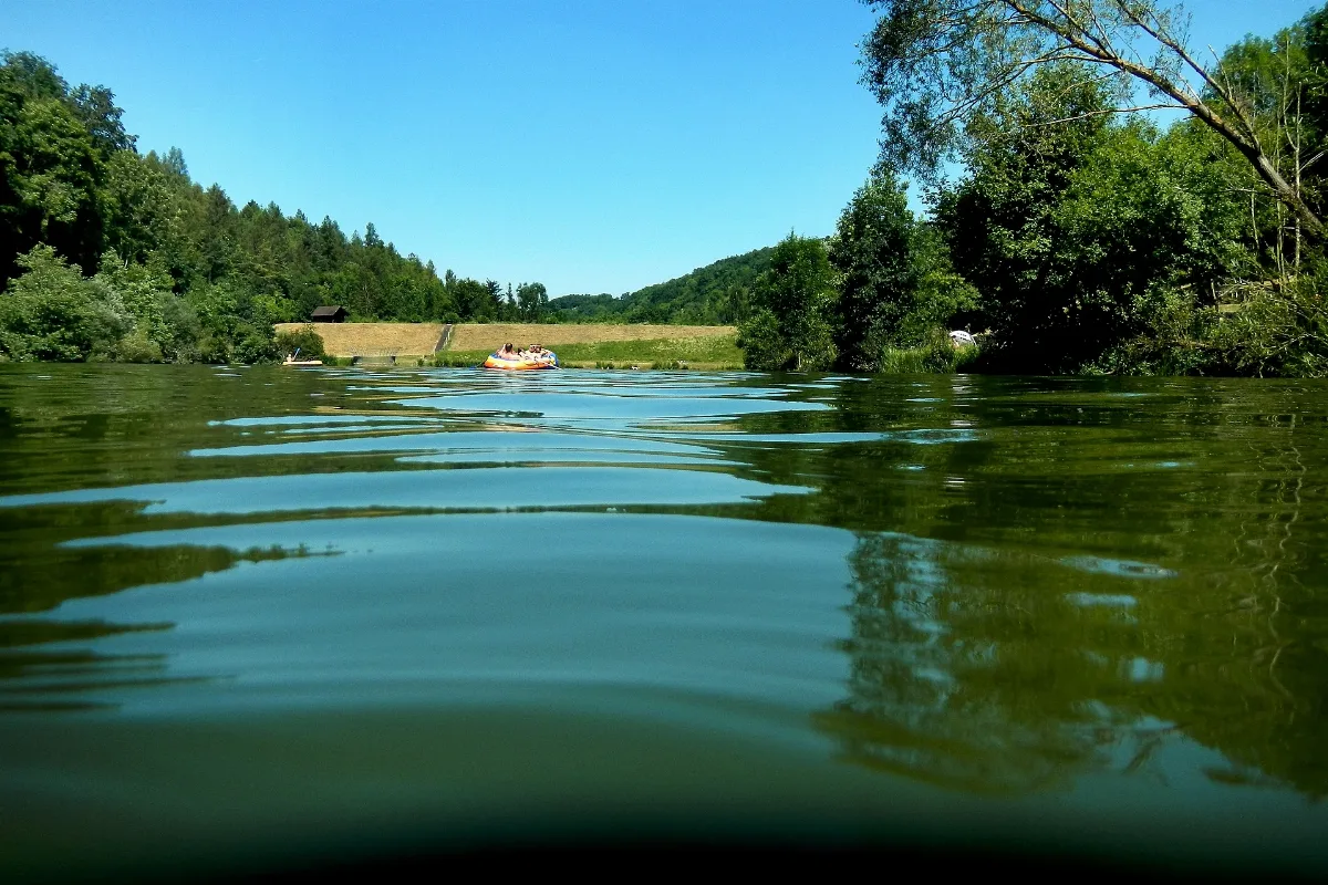 Die Creglinger Münsterseen Sind Ein Attraktives Naherholungsgebiet. Im See
