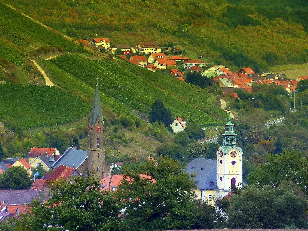 Die Kirchturmspitzen Von Obermoschel Panoramio