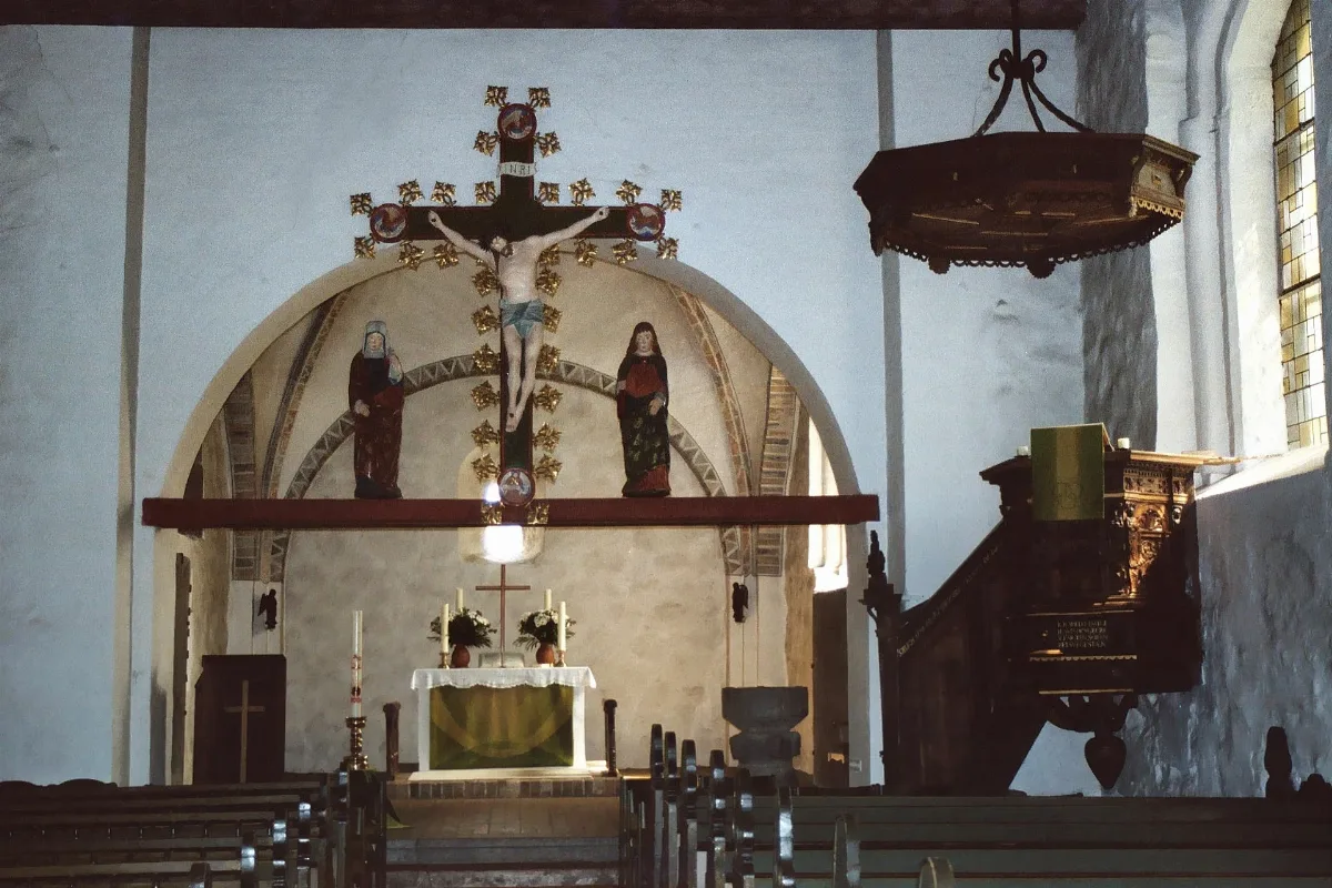 Die Sankt Laurentius Kirche Innenansicht