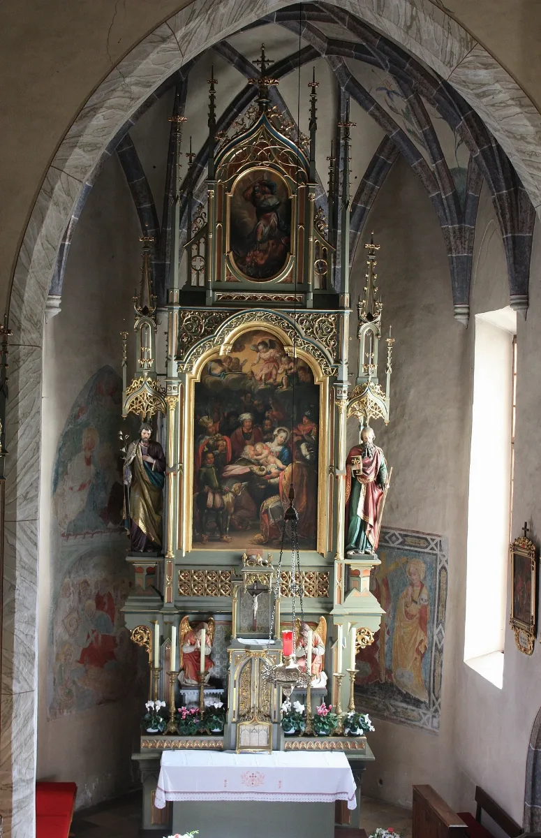 Döllach Filialkirche St Andreas Hochaltar2