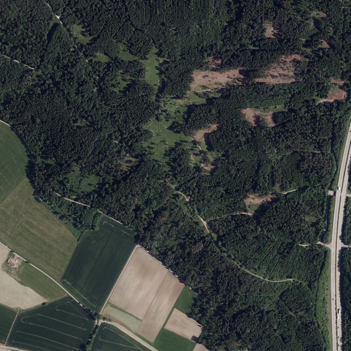 Dop40 Landkreis Ansbach 32591 5443 (Bayerische Vermessungsverwaltung)