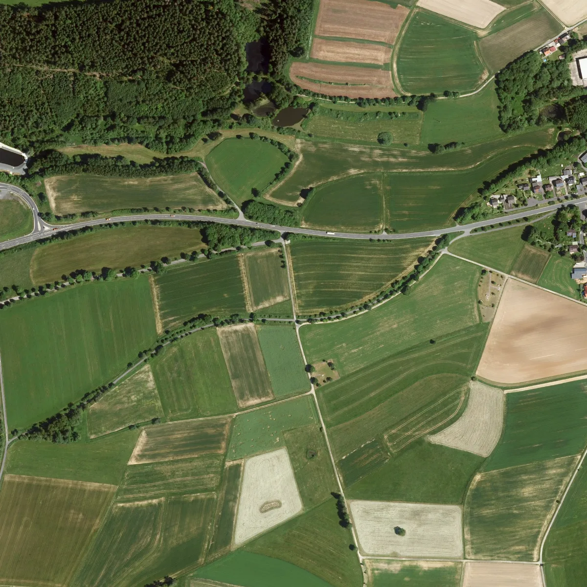 Dop40 Landkreis Wunsiedel Im Fichtelgebirge 32722 5551 (Bayerische Vermessungsverwaltung)