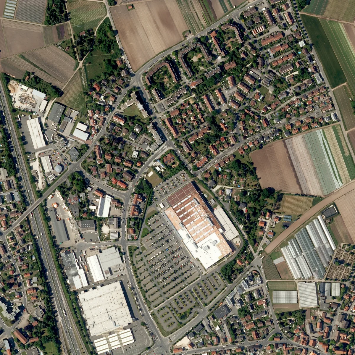 Dop40 Stadt Nürnberg 32645 5483 (Bayerische Vermessungsverwaltung)