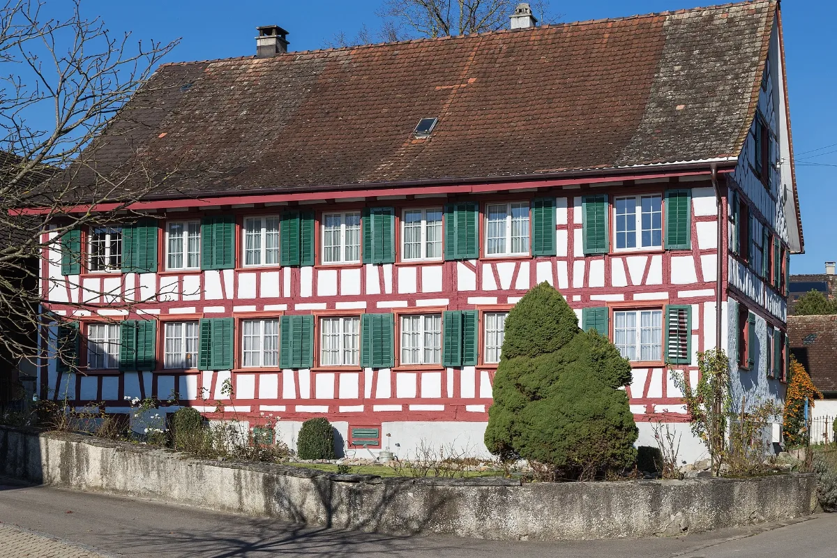Dorfstrasse 19, Riegelhaus In Mauren Tg