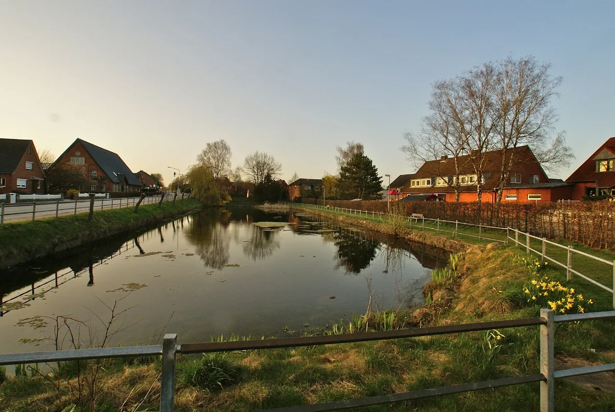 Dorfteich In Delingsdorf, Kreis Stormarn