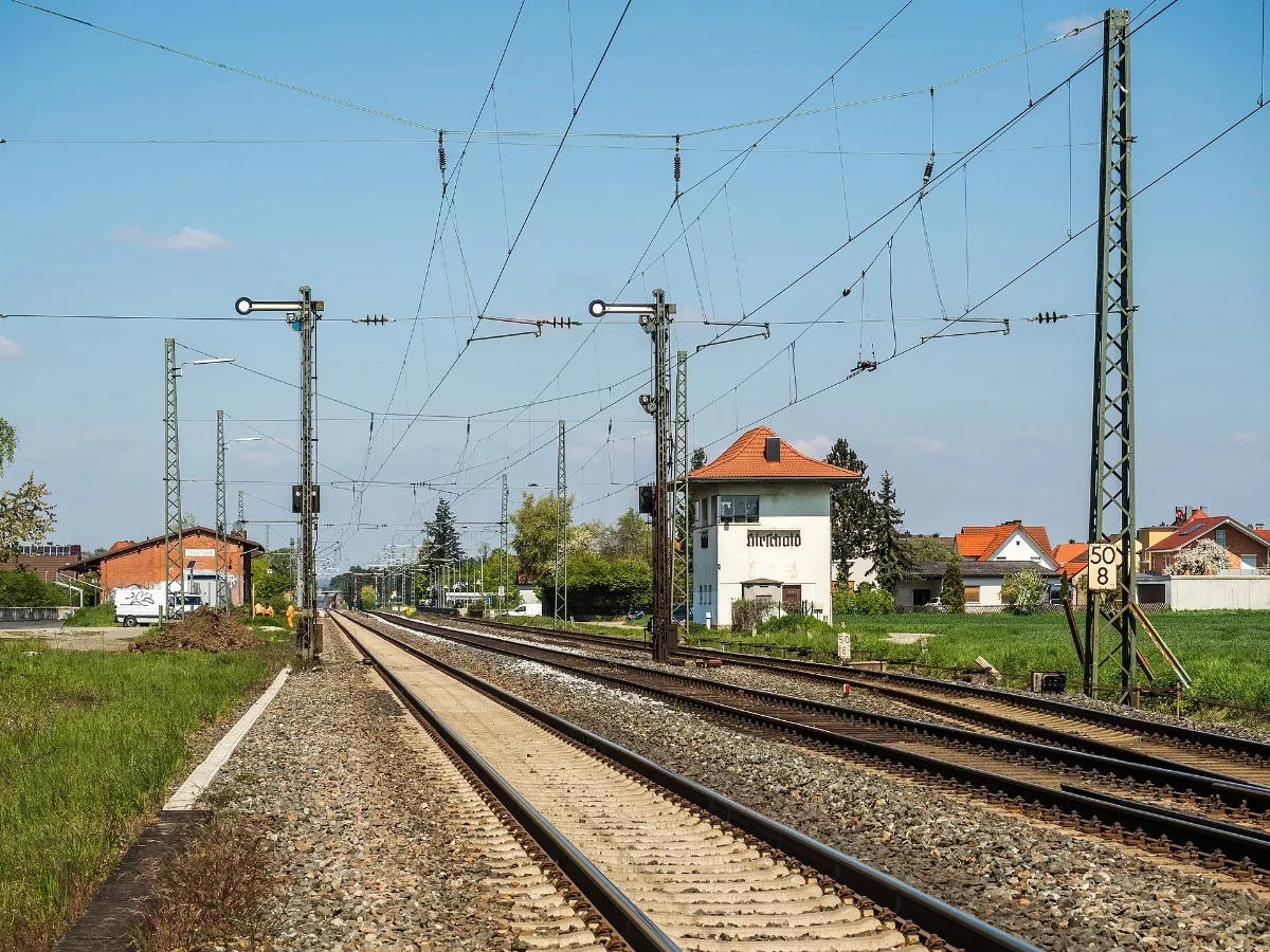Eisenbahnstrecke Strullendorf Hirschhaid P5022902