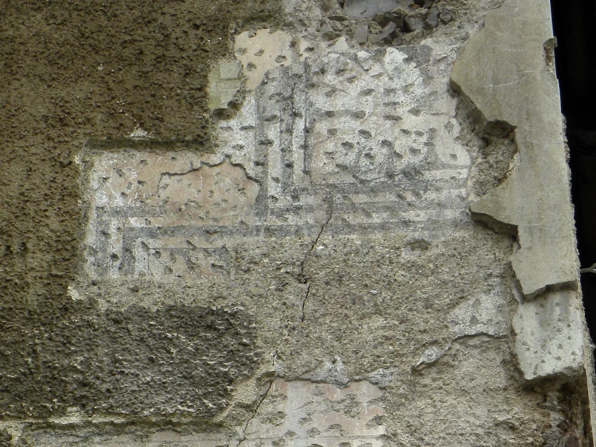 Eisenerz Schwarzer Hof Sgraffito Reste