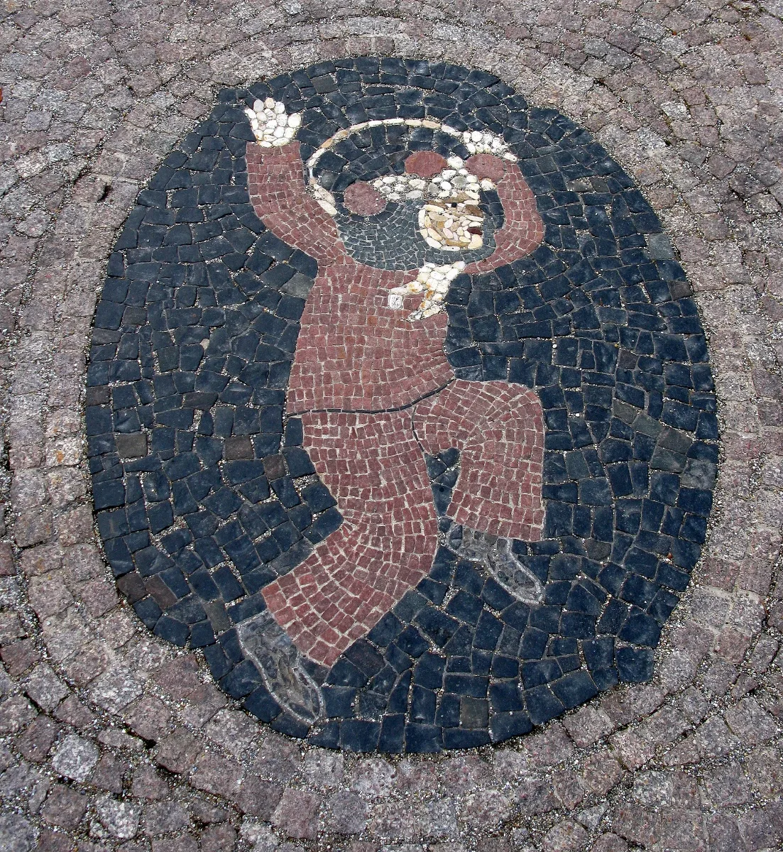 Elzacher Schuttig Als Pflastermosaik