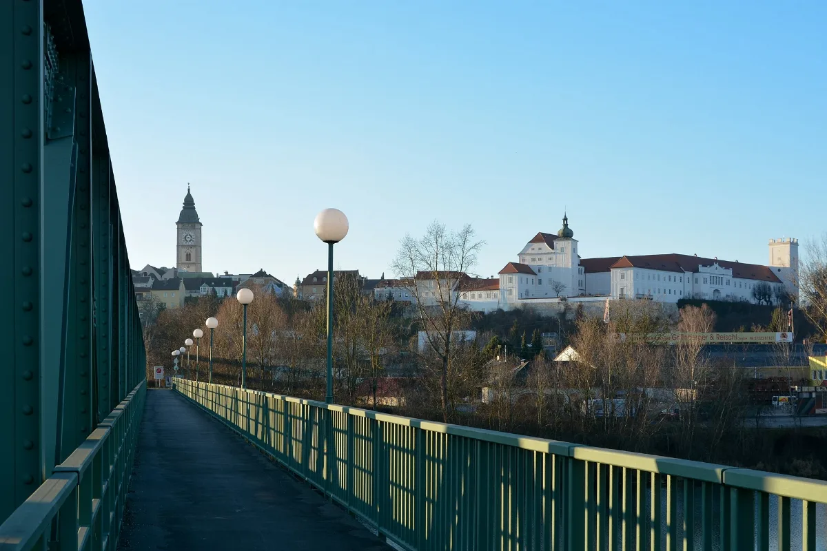 Enns Brücke Turm Schloss Uw