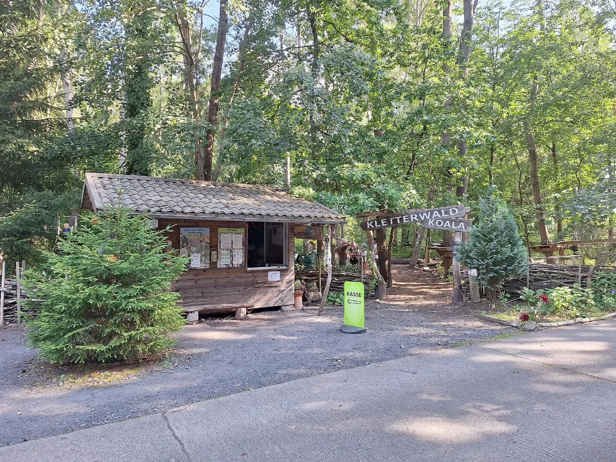 Entrance Of Kletterwald Koala Near Neuensorga