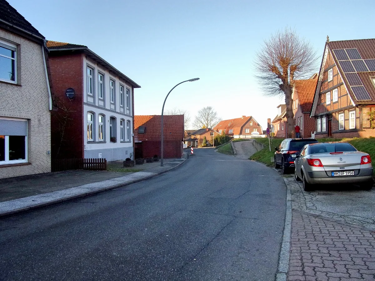 Estedeich In Hamburg Cranz, Bezirk Hamburg Harburg