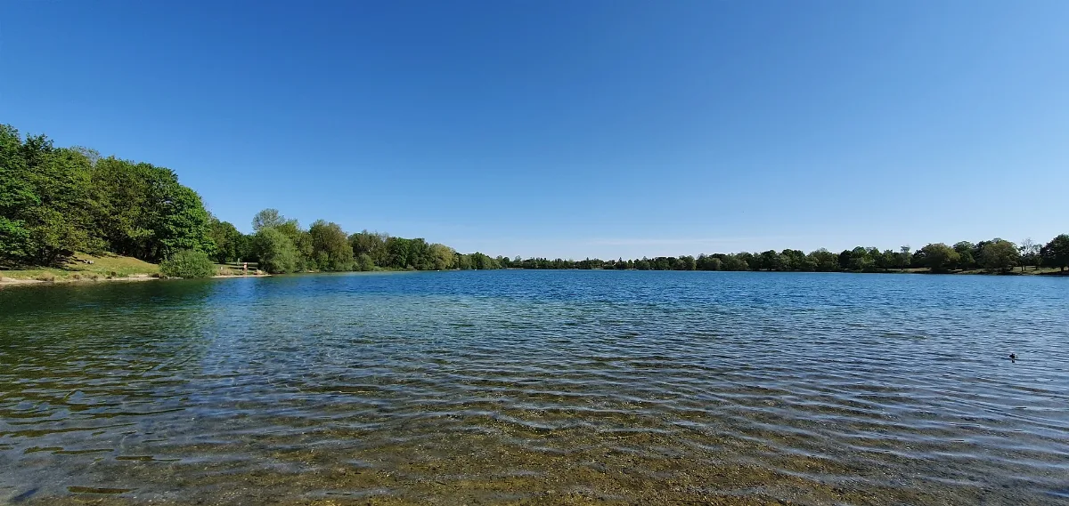 Fasaneriesee In April 2020