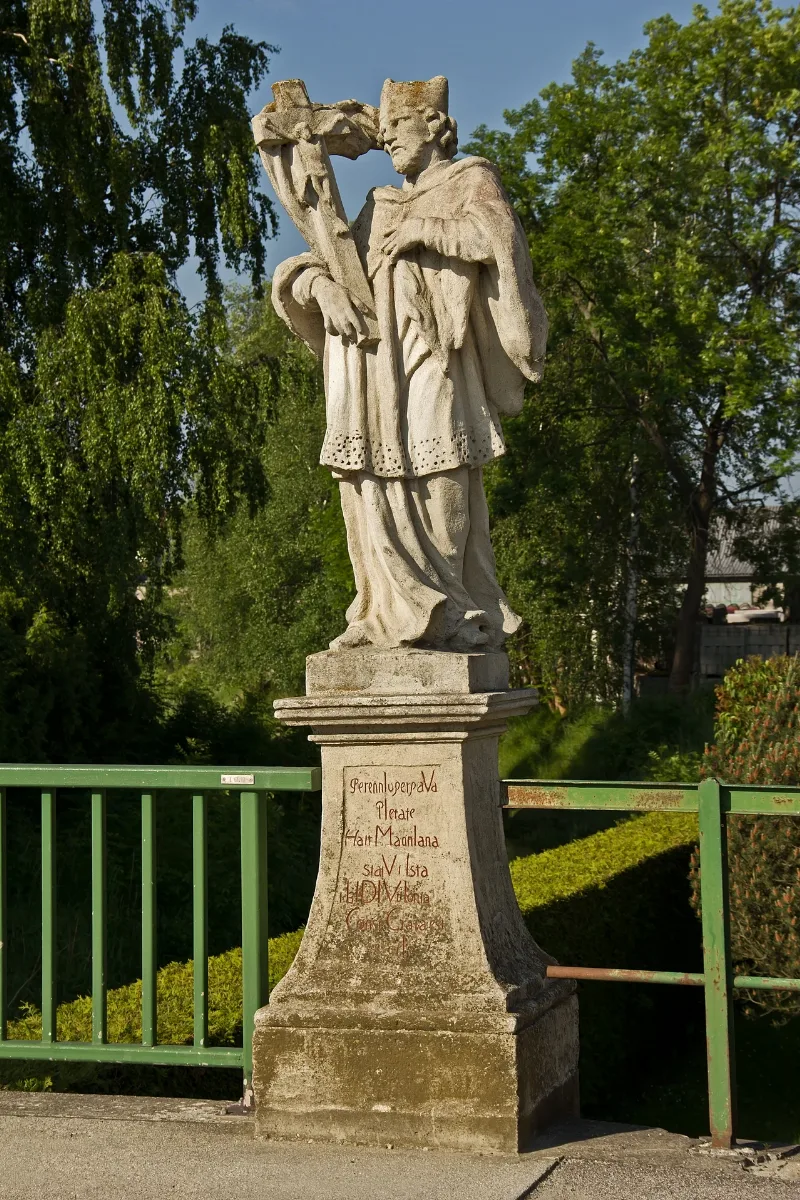 Figurenbildstock Hl Johannes Nepomuk In Vitis