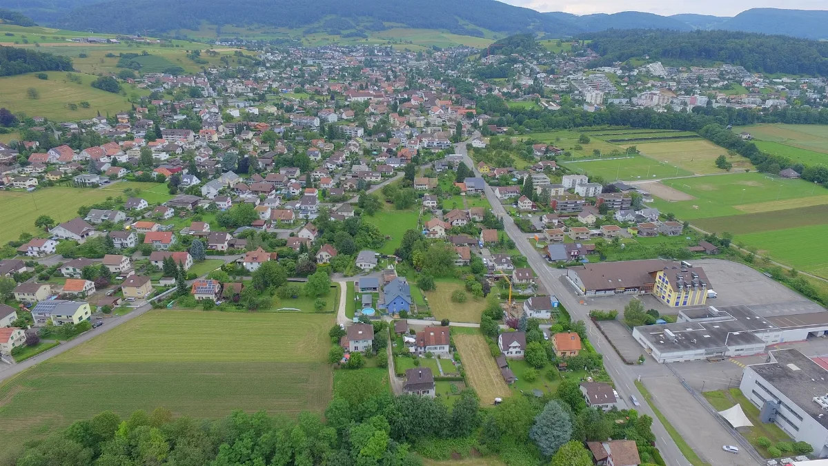 Flugansicht Erlinsbach