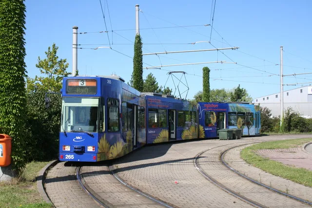 Freiburg Tram At Haid Geo.hlipp.de 5171