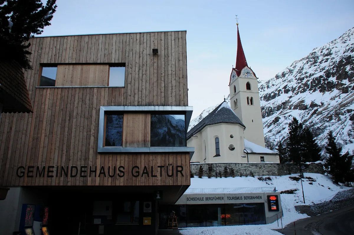 Galtur Tirol With Municipal And Church Panoramio
