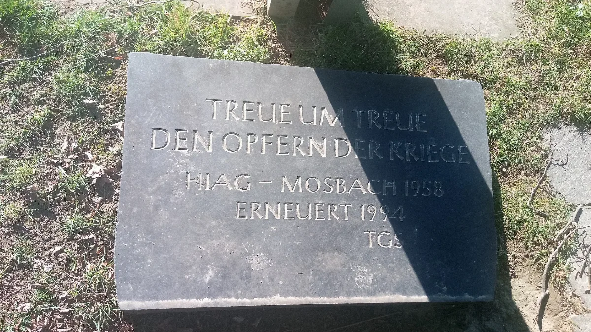 Gedenkplatte Buchhof