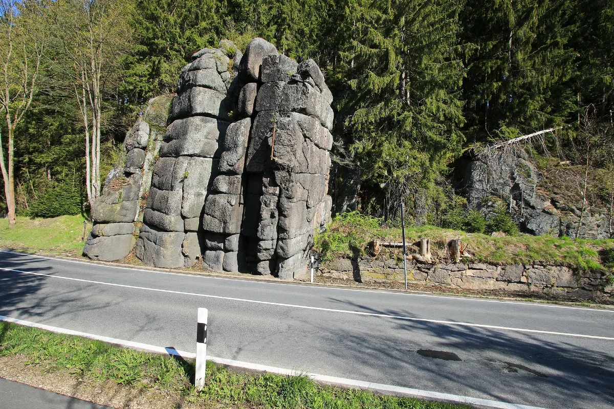 Geologisches Nd Hefenkloßfelsen Bei Erlabrunn In Sachsen. 2H1A9030Wi