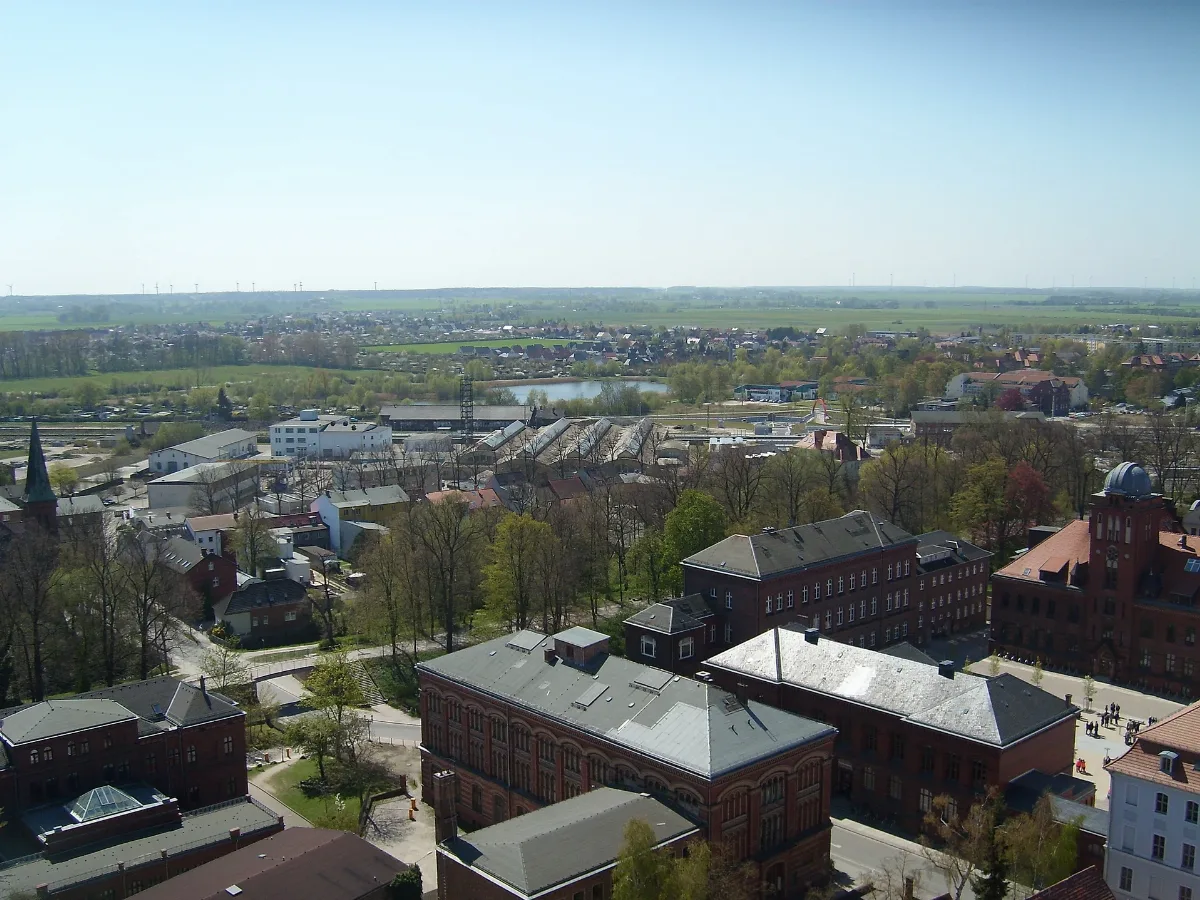 Greifswald Rubenowstraße Und Fettenvorstadt Vom Turm Des Doms St. Nikolai Aus Gesehen April 2009 Sl272449