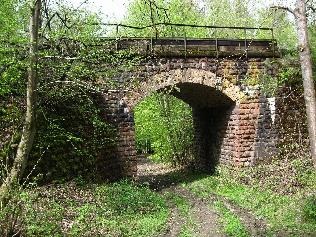Halsenbach Hunsrückbahn Brücke Über Forstweg