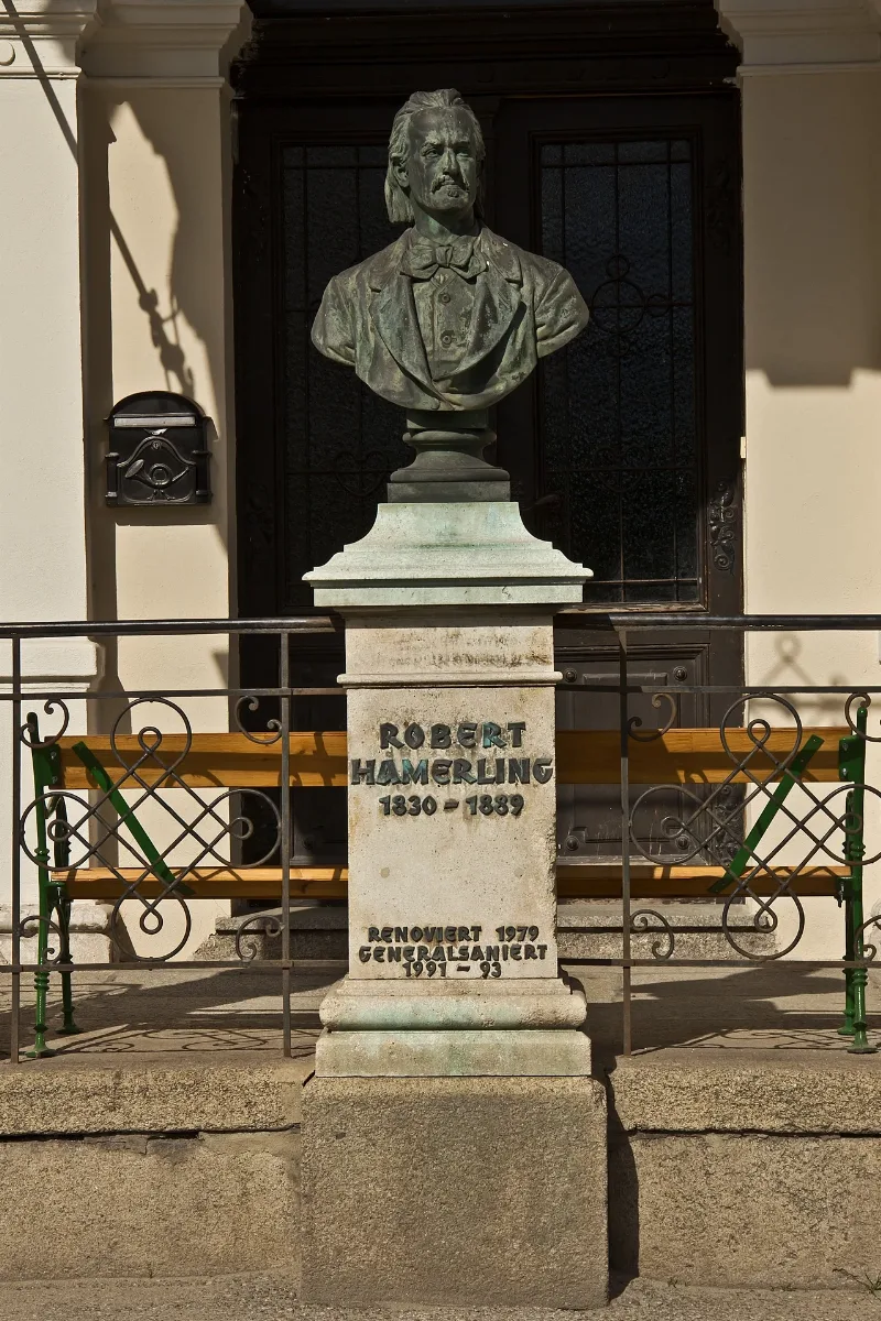 Hamerling Denkmal In Kirchberg Am Walde