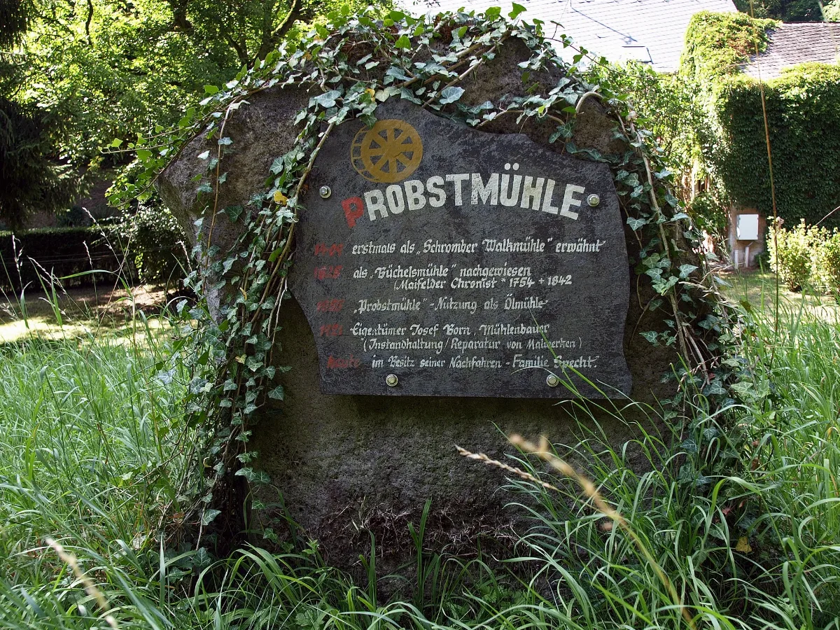 Hatzenport Probstmuehle Schild