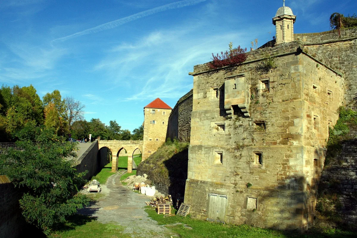 Hohenasperg Torbau Graben Turm