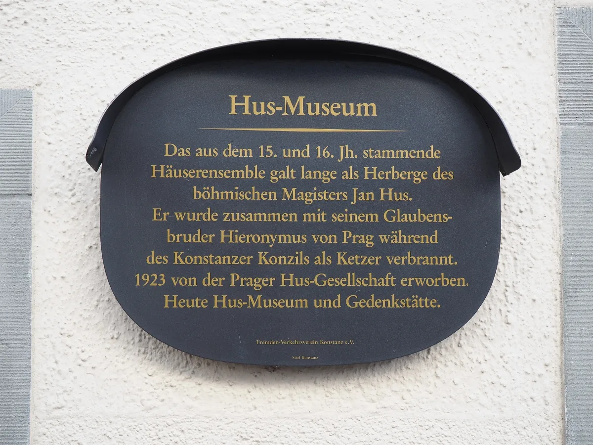 Infotafel Am Hus Museum Konstanz