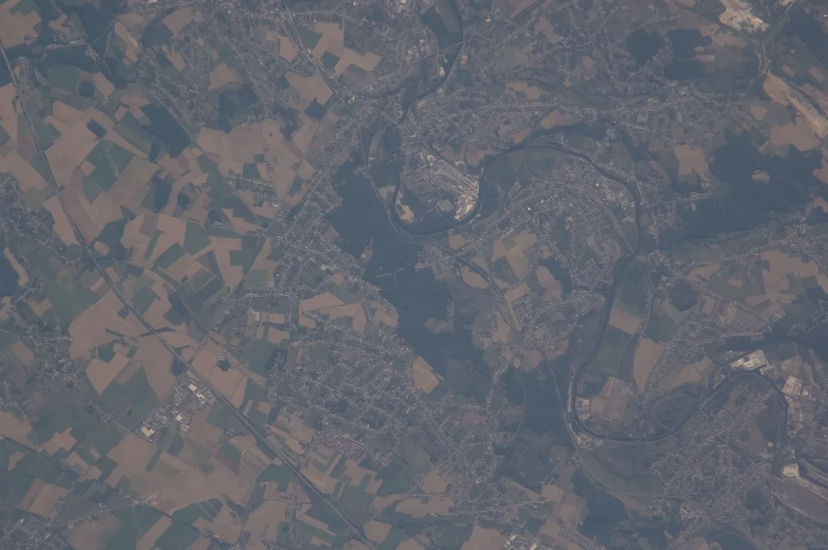 Iss020 E 31626 View Of Belgium