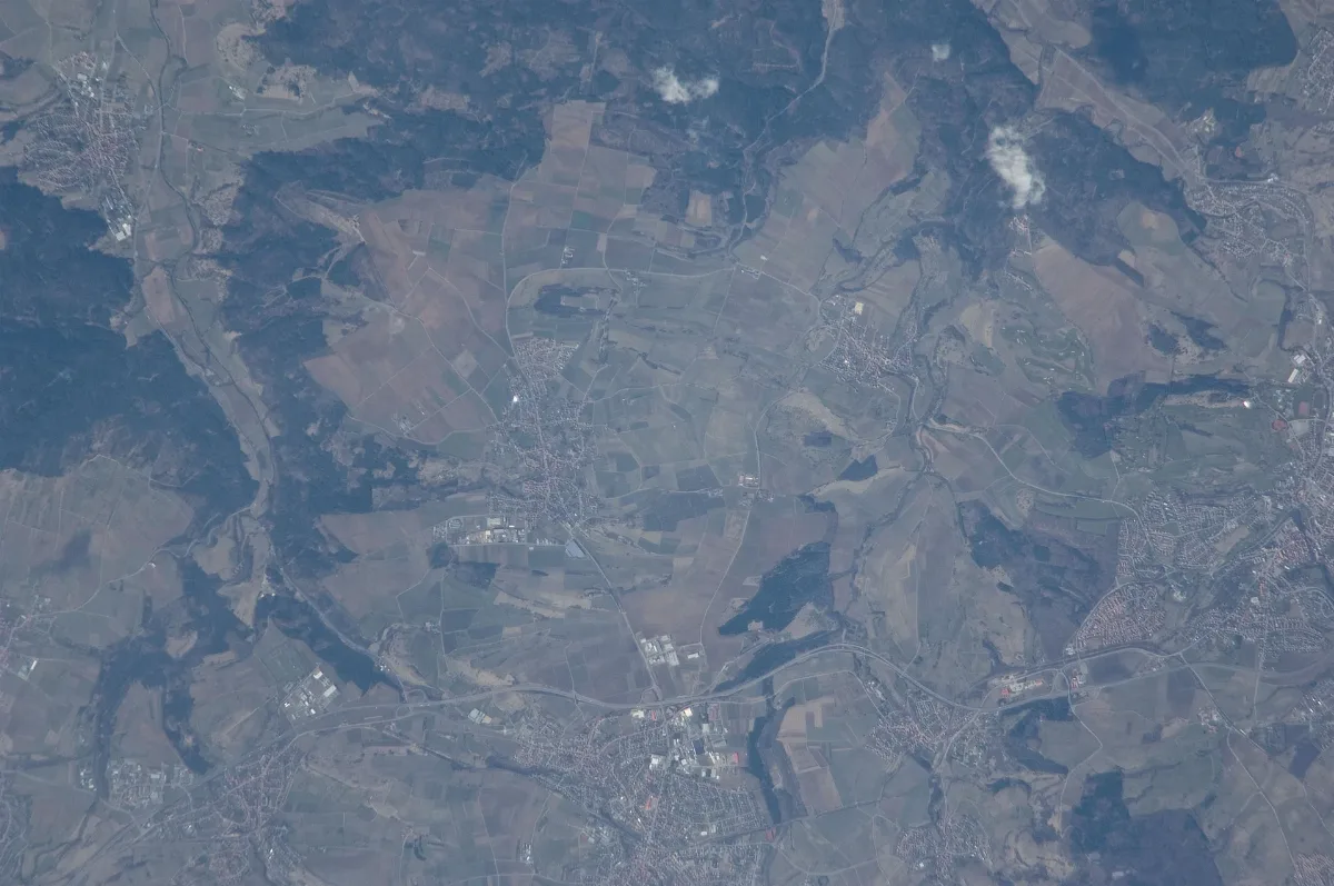 Iss023 E 8080 View Of Germany