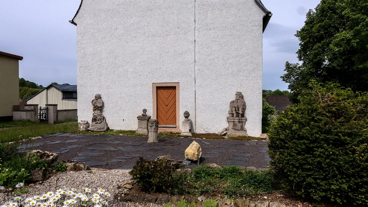Kamsdorf Friedhof Großkamsdorf Mit Grabsteinen Und Einfriedung