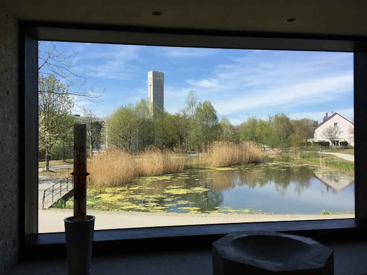 Kirche Poing Seliger Pater Rupert Mayer Fenster