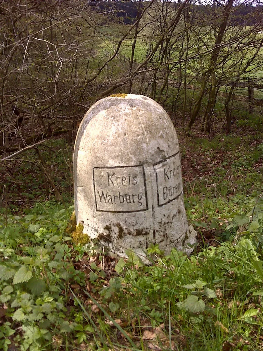 Kleinenberg, Preußischer Halbmeilenstein