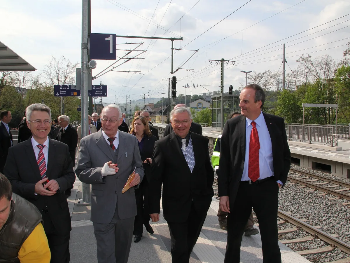 Koblenz Im Buga Jahr 2011 Eröffnung Haltepunkt Koblenz Stadtmitte 4