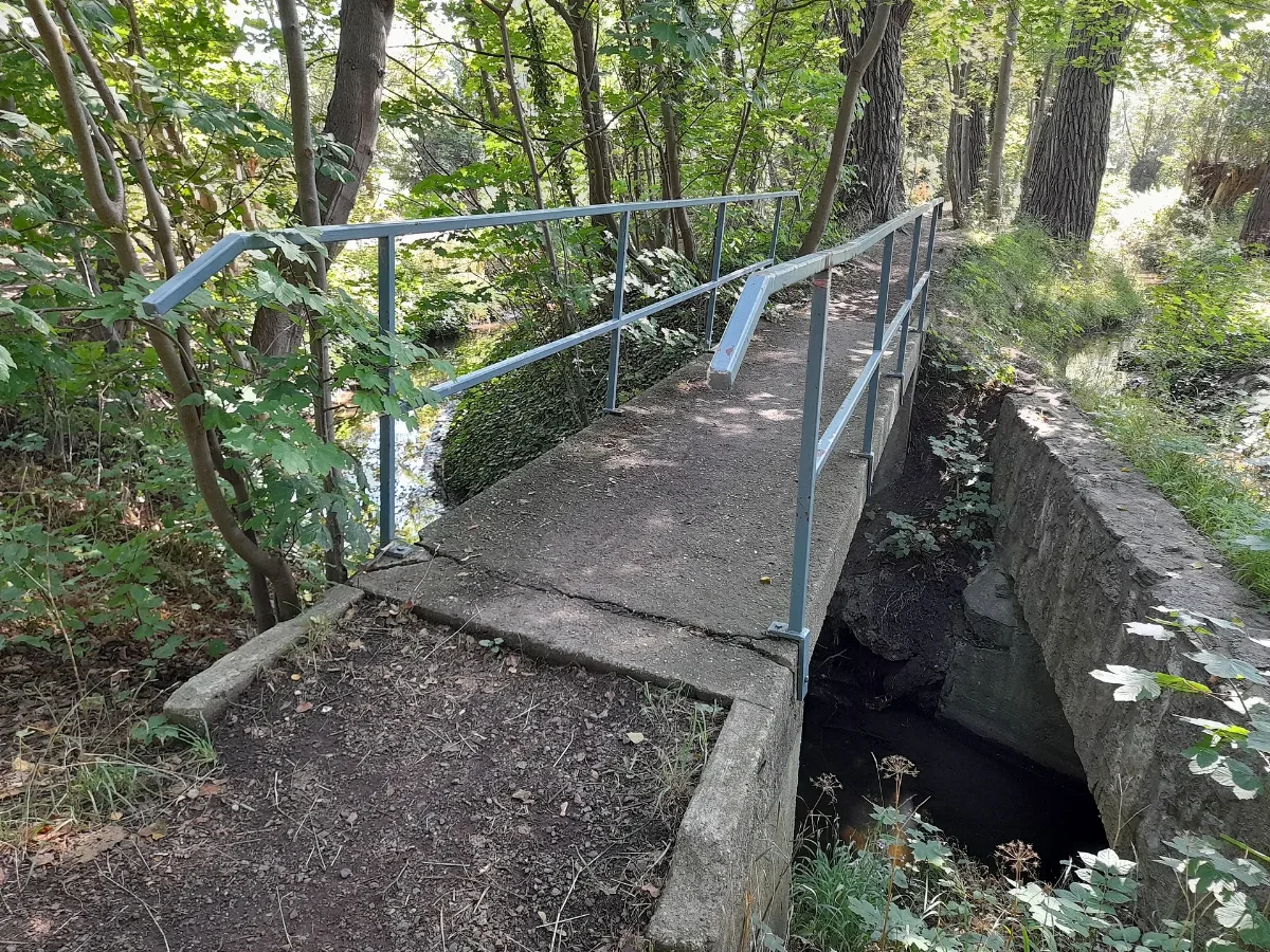 Kötzschau, Wasserkreuz, Floßgr Bach