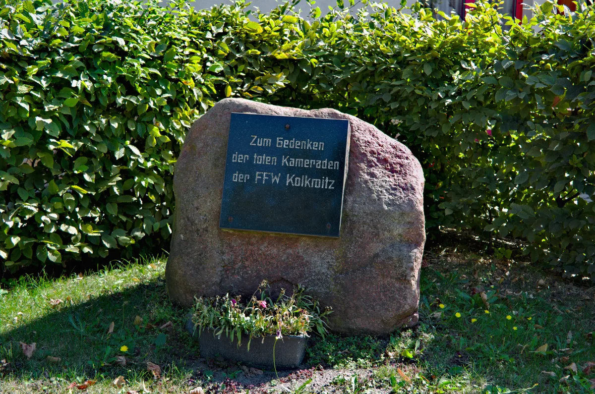 Kolkwitz, Freiwillige Feuerwehr (Feuerwehrdenkmal)