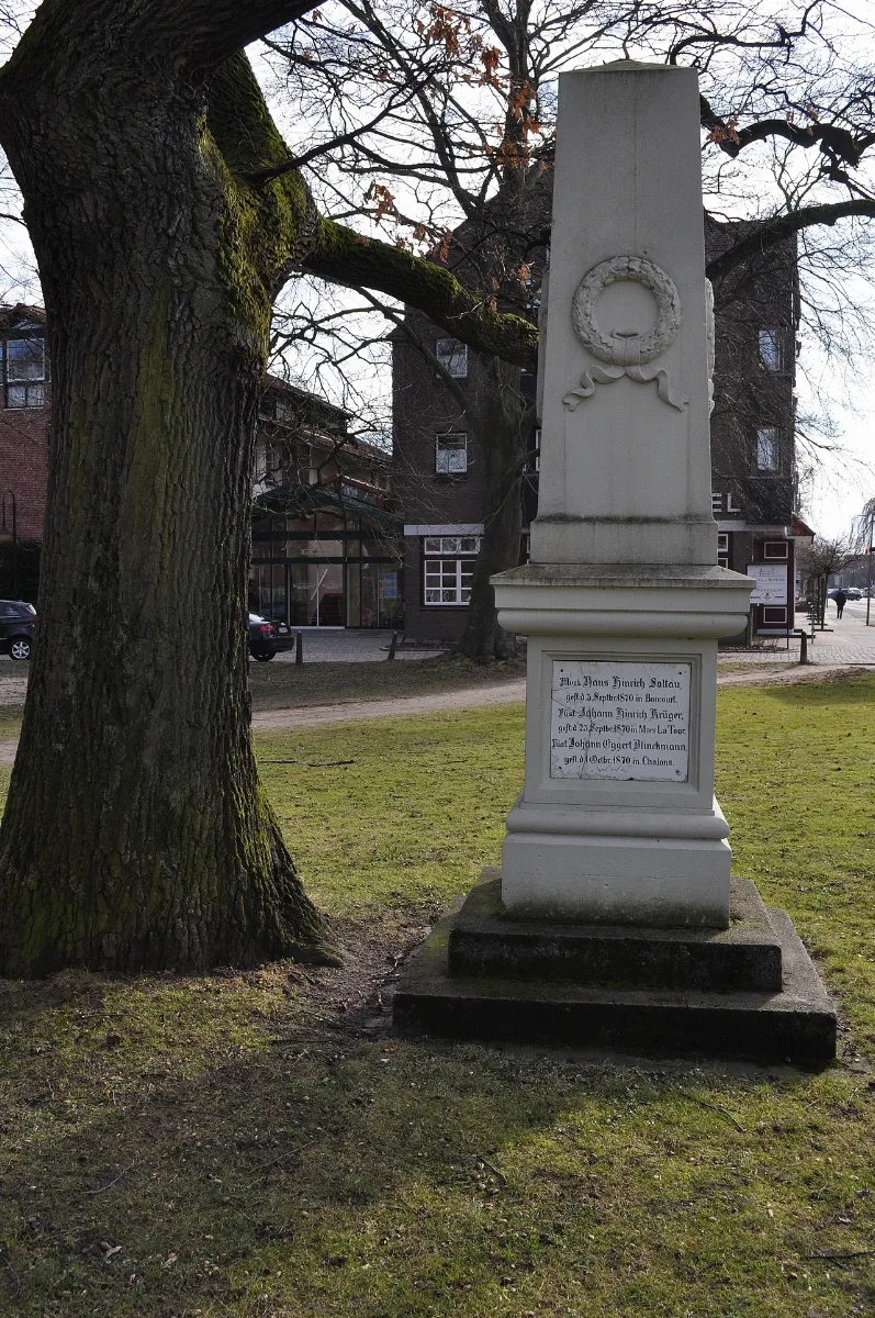 Kriegerdenkmal 1870 71 Ahrensburg.3.Ajb