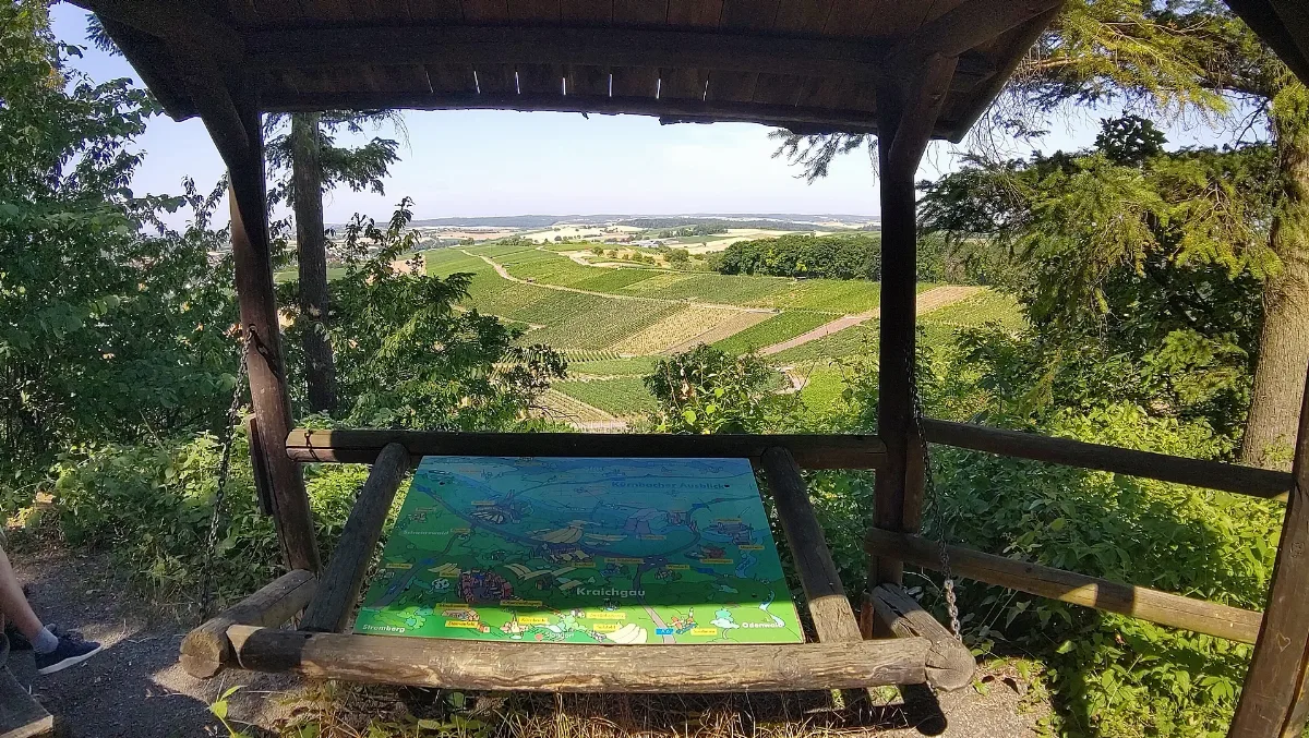 Kürnbach, Weitblick, Infotafel, 2023