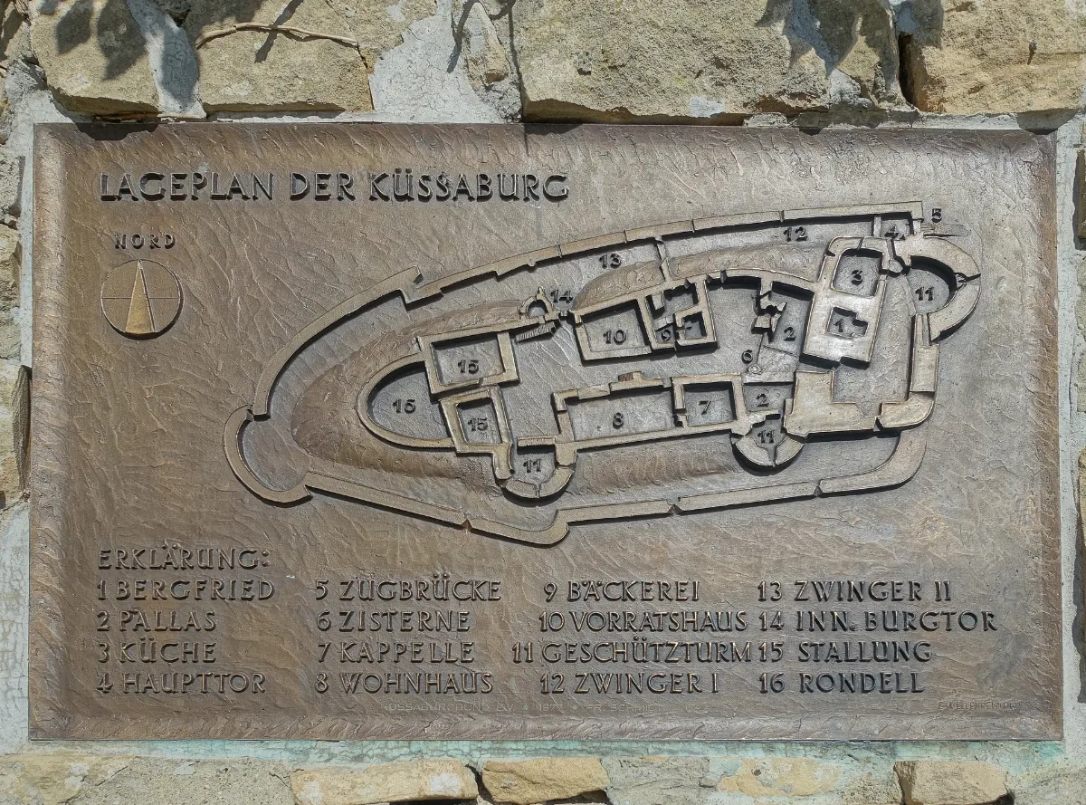 Küssaberg Lageplan Der Küssaburg