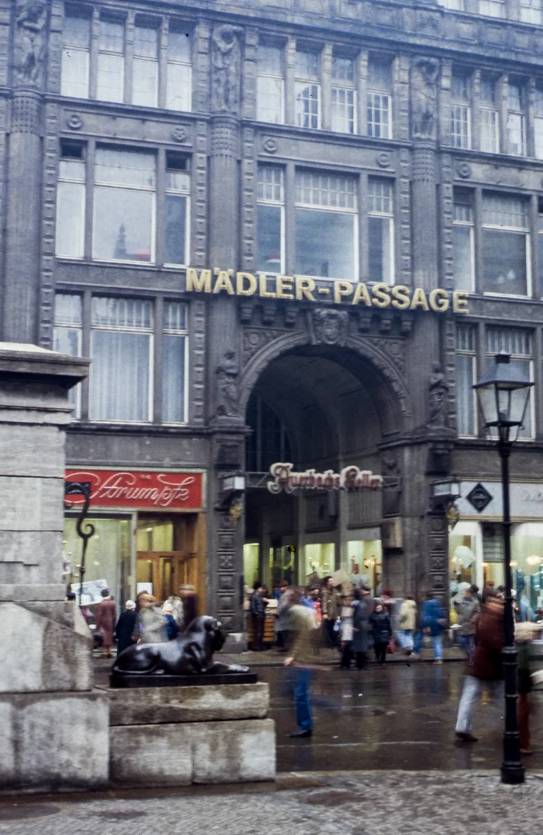 Leipzig, Mädler Passage 1980