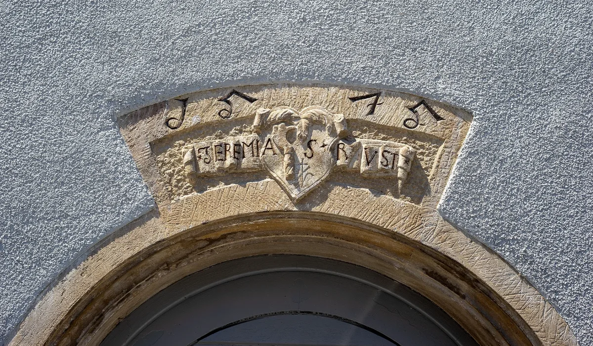Ludwigsburg Hoheneck Alt Hoheneck Keltergasse 1 Bauinschrift