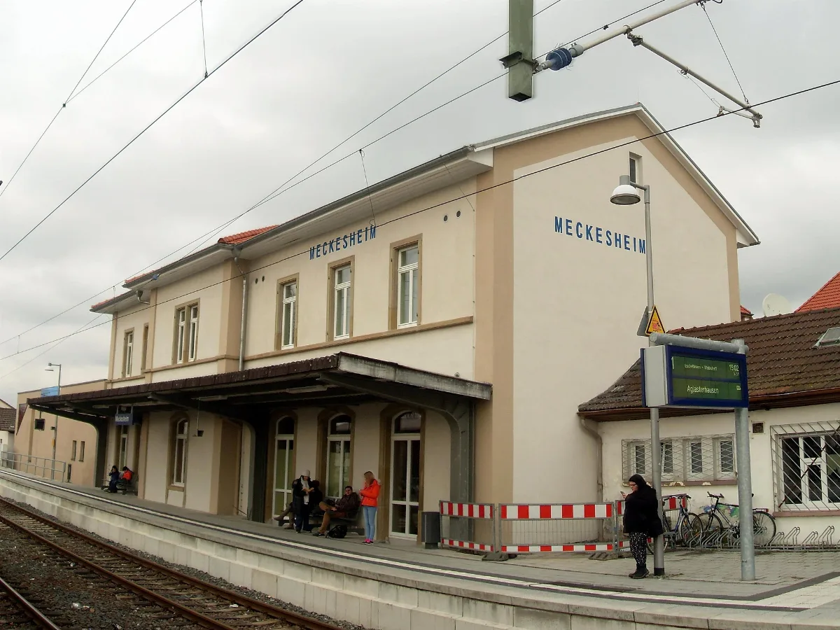 Meckesheim Bahnhof 2014