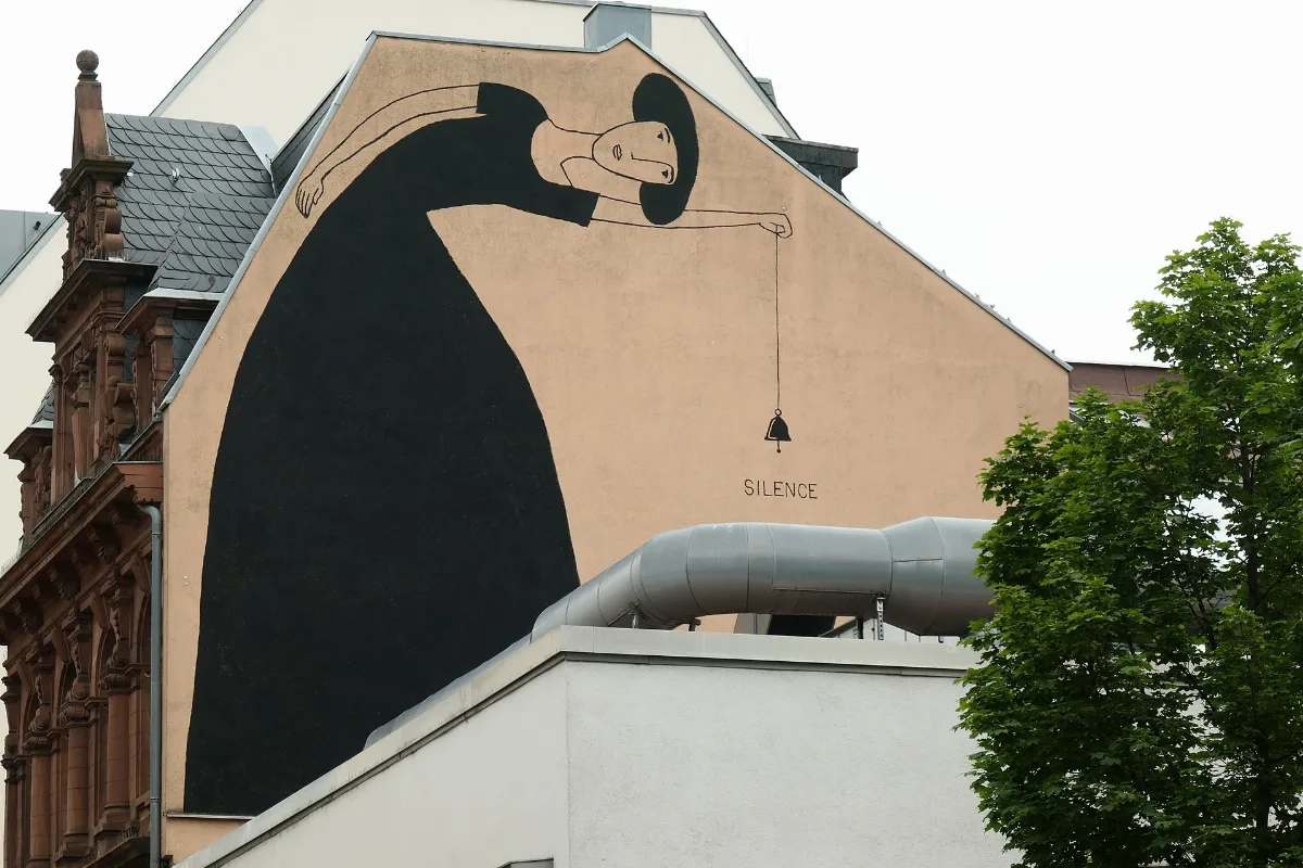 Mural Silence By Sourati