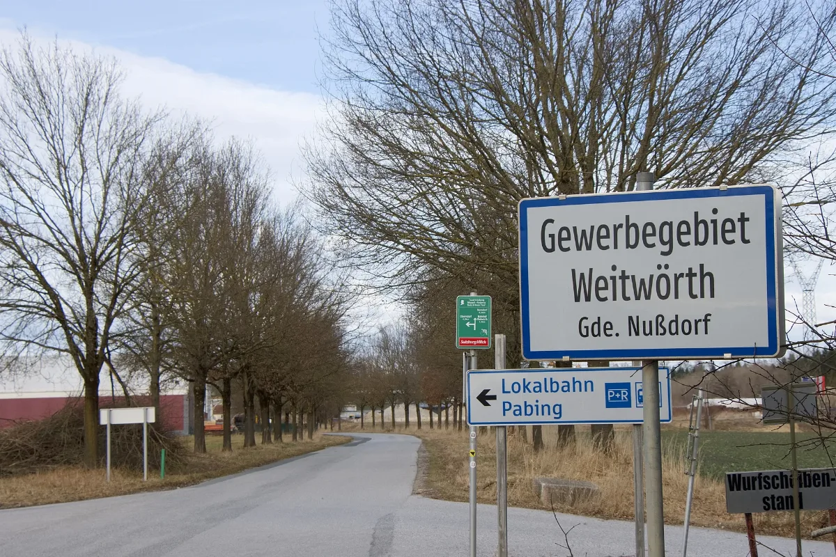 Nußdorf Am Haunsberg Weitwörth Gewerbegebiet 2024 02 07 2