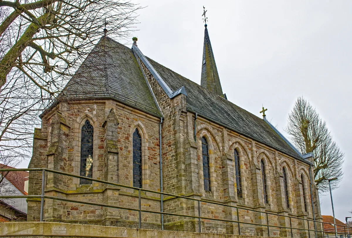 Oberzell, Ev. Kirche Sinntal 20230304 0002