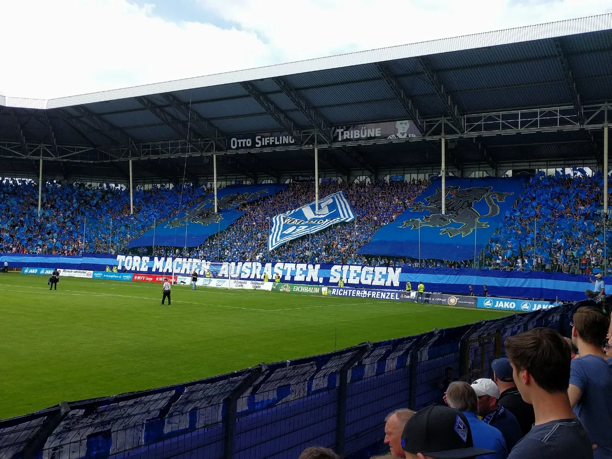 Otto Siffling Tribüne Im Carl Benz Stadion Des Sv Waldhof Mannheim 07