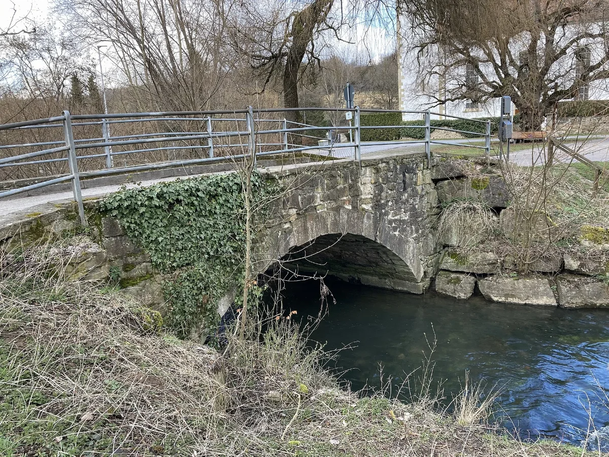 Poltringen, Ammerbrücke Bei Kirche St.stephan